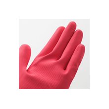 他の写真1: 天然ゴム手袋（Mサイズ）ピンク